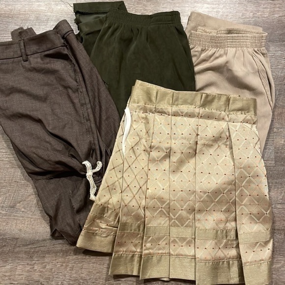 Handcrafted 4 layer upcycled/gypsy/pirate/medieval renaissance skirt bottom M/L - Picture 13 of 15